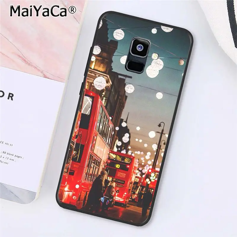 MaiYaCa Лондонский автобус Англия телефон Биг Бен чехол для телефона для samsung Galaxy A7 A8 A6 плюс A750 A9 A50 A70 A20 A30 A40 - Цвет: A15