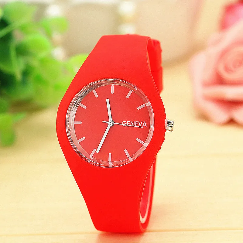 

Geneva Silica Gel Ladies' Watch Wechat Business Hot Selling Jelly Color Women's Watch Students Watch