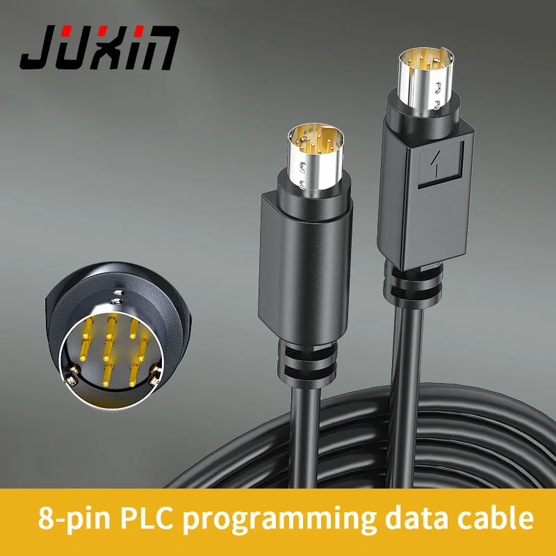 Plc Kabel Man Op Man S Terminal MD8 Pin Male Naar Male Kabel Ronde Hoofd MD8 Zuiver Koper Nikkel-plated Data Communicatie