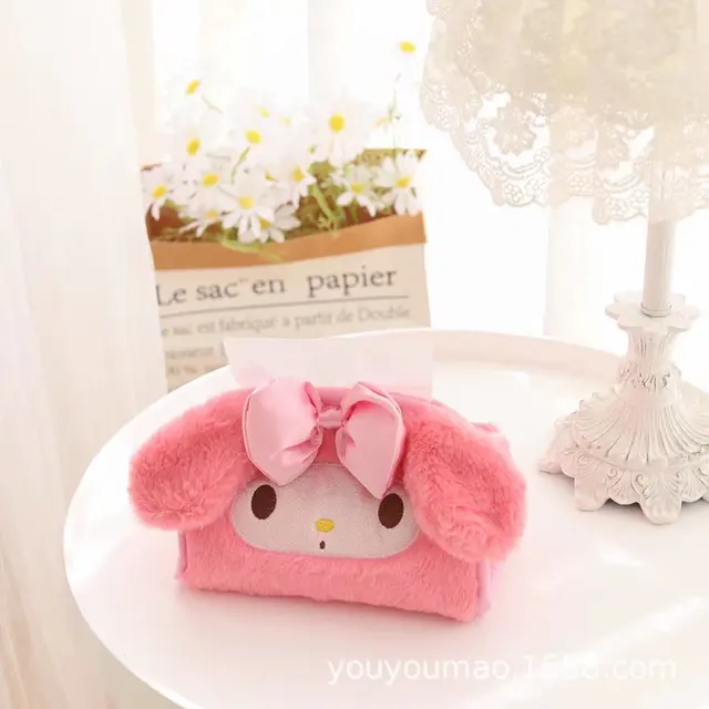 Kawaii Cartoon plush Tissue Set Car Tissue Box Bedroom Tissue Pumping Car With Tissue Box Daily Cute Home Toilet Paper Wholesale