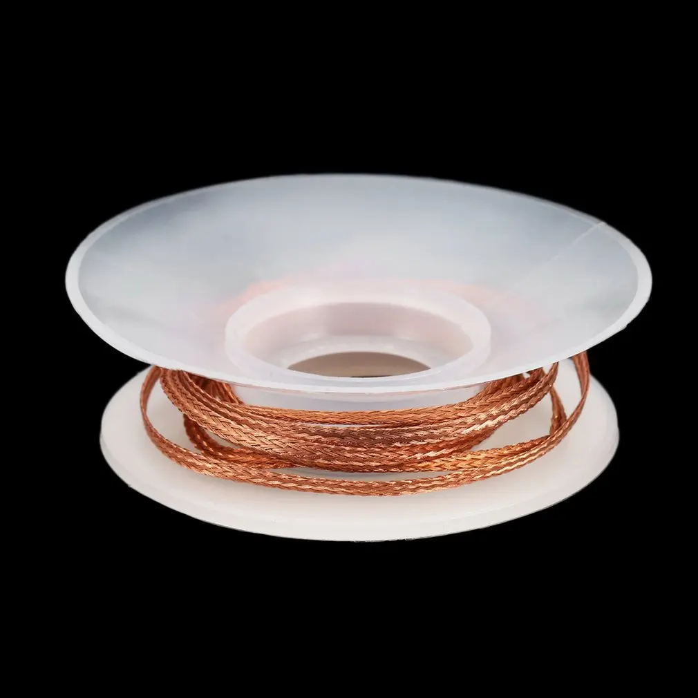 

1.5mm 2mm 2.5mm 3mm 3.5mm Width 1.5M Length Desoldering Braid Welding Solder Remover Wick Wire Lead Cord Flux BGA Repair Tool