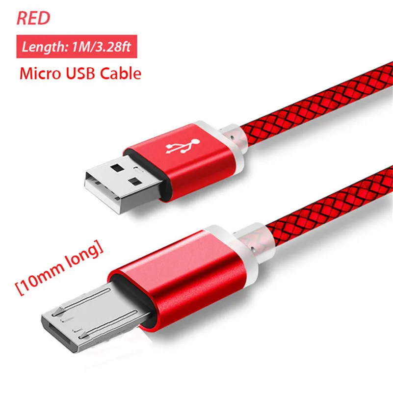 10 мм Длинный разъем Micro USB зарядный кабель для Doogee S60 X20/X30/X10 X5/Max/Pro Shoot 2 Oukitel K10000/K3/C8 кабель для зарядного устройства