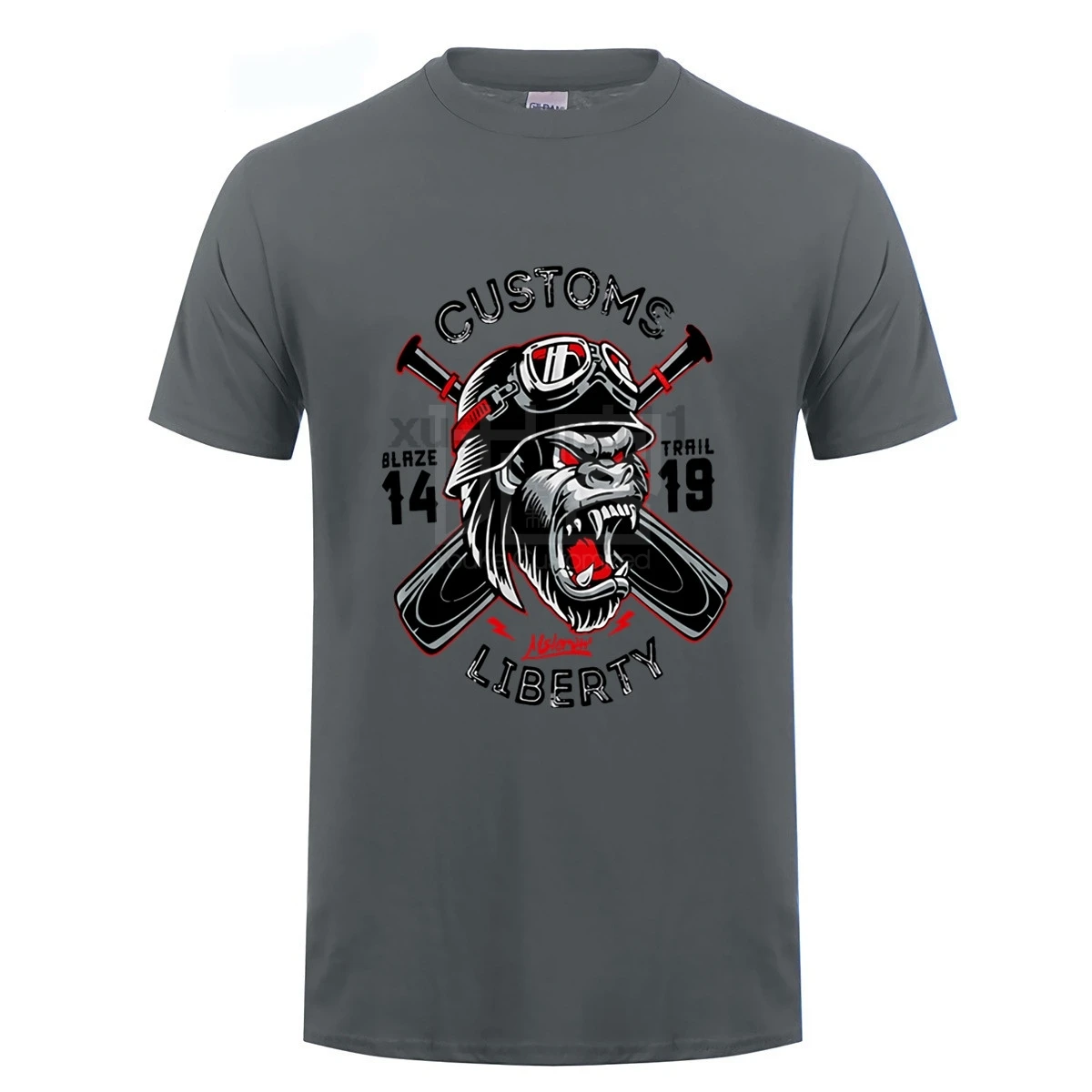 Stampato Manica Corta T Shirt Mens Estate Hip Hop Casual Cotone Supera i t Stampato Manica Corta T Shirt Mens Estate Hip Hop Casual Cotone Supera i t