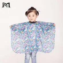 Парикмахерские обертывания для детей 1x2" x47" детские для стрижки волос водонепроницаемый плащ моделирование бороды салон шарф из полиэстера мультфильм одежда D4