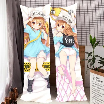 

Cells at Work! Japan body pillow anime Cartoon Pillowcase loli 3d reversible bedding body hug pillowcase gitfs