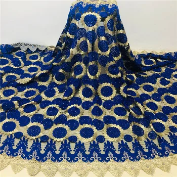 

Latest Teal African French Lace Fabric High Quality Guipure Lace Chemical Lace Fabric For Wedding Or Party XM062403