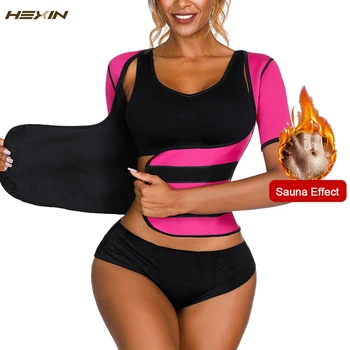 

HEXIN Neoprene Sauna Sweat Waist Trainer Weight Loss Corset Control Tummy Body Shaper Women Slimming Shapewear Top