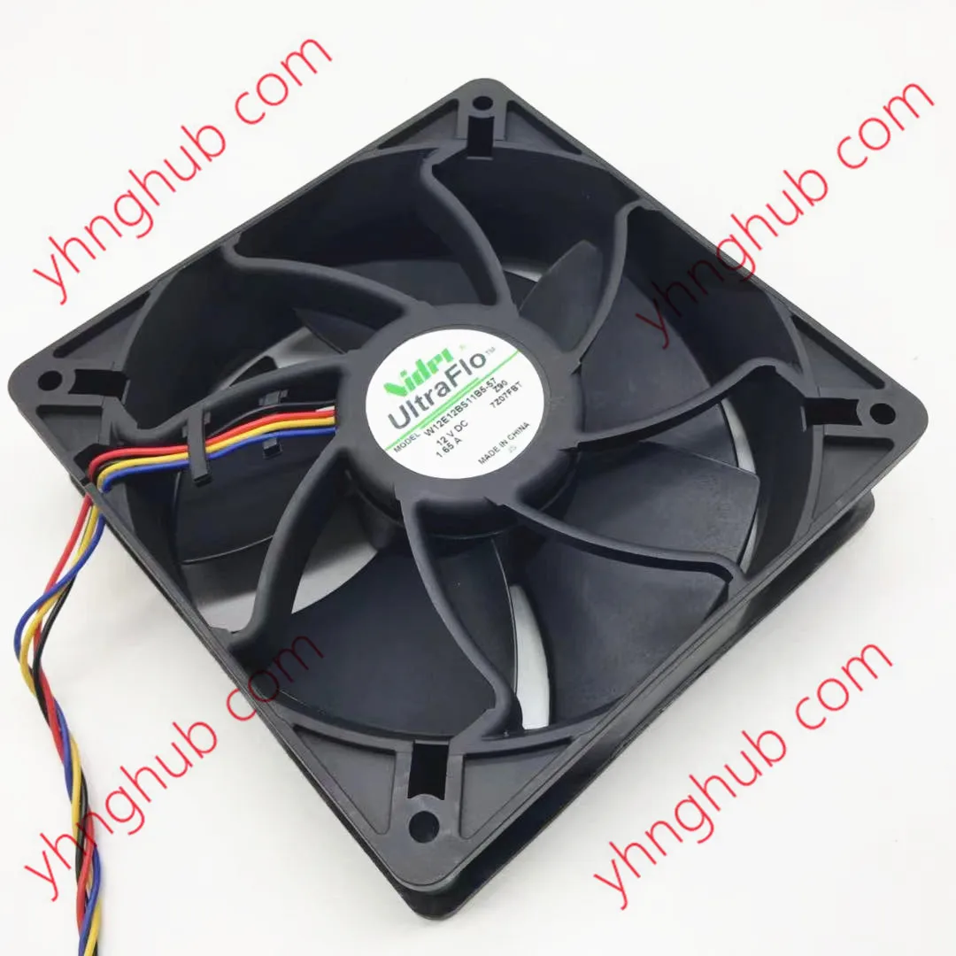 Nidec W12e12bs11b557 Z90 dc 12v 1.65a 120x120x38 mm Ventilador de Refrigeração do Servidor de Fios