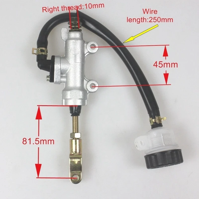 Motorcycle Universal Foot Brake Hydraulic Pump for Suzuki Kawasaki Honda Yamaha Rear Brake Master Cylinder Pump Motorbike motorcycle brake lever