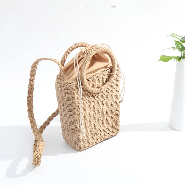 

2018 New Style Korean-style Hot Sales Hand Woven Bag Shoulder Cross-body Straw Bag