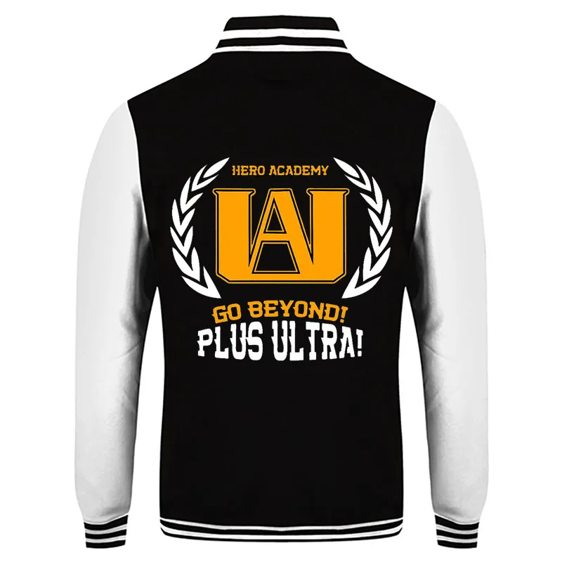 My Hero Academia 2021 new street jacket women's baseball uniform spring and autumn new Korean version loose couple bomber jacket 3