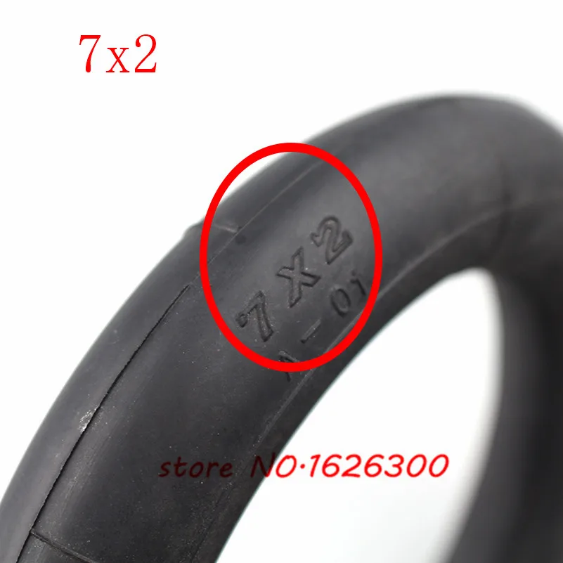 

2 Pcs 7x2 Inner Tube for Electric Scooter Tyre 7 Inch Wheel Chair Truck Baby Carriage Accessory