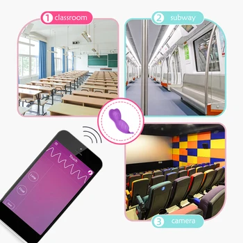 Bluetooth Butterfly Wearable Dildo Vibrator for Women Wireless APP Remote Control Vibrating Panties Sex toys for Couple Sex Shop 4