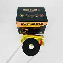 30 шт./лот 40 мм уголь для кальяна Naturel быстро светильник уголь последний долгое время полностью сжигающий уголь Chicha Sheesha