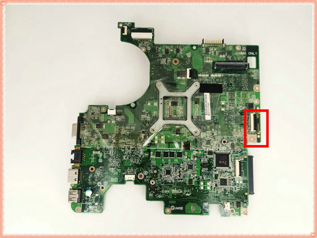 para Dell Inspiron 1564 Portátil Motherboar Cn0f4g6h F4g6h 0f4g6h Computador Portátil Placa Mãe Daum3bmb6e0 Hm55 Uma Ddr3 Placa Principal Placa-mãe para notebook - Imagem 2