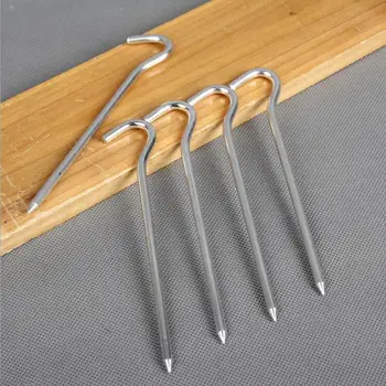 

10 Pcs Aluminum Tent Hook Peg Spike Camping&Hiking Survival Tent Ground Nail Outdoor Tool Tent Accessories