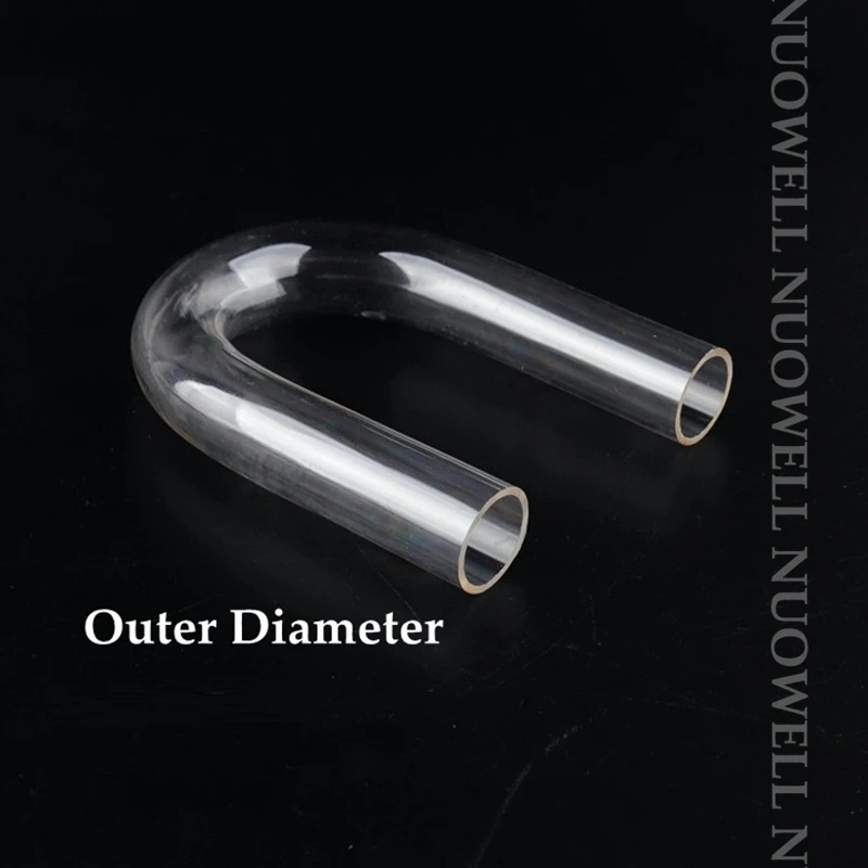1pc O.D 20  32mm 투명 아크릴 파이프 수족관 물고기 탱크 U 자형 커넥터 플렉시 유리 물 공급 튜브 홈 DIY 커넥터