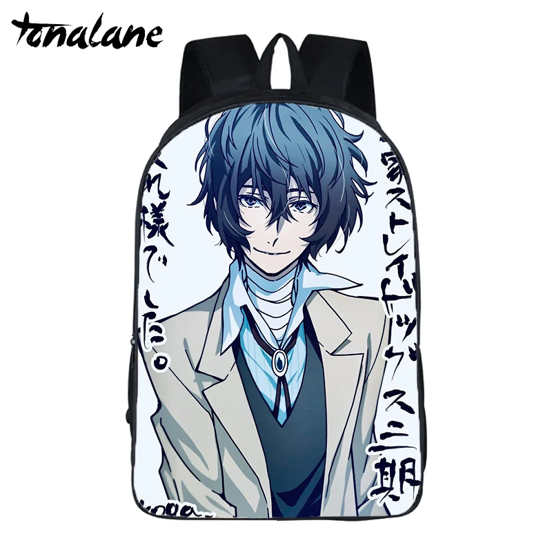 Anime Bungou Stray Dogs Season 3 Backpack for Teenage Girls Boys Travel bags Atsushi Dazai Chuya student school Book Bags