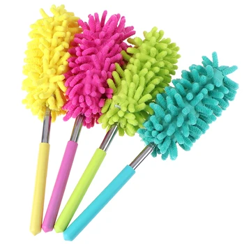 

Extendable Telescopic Soft Microfiber Duster Brush Dust Cleaner Static Anti Dusting Brush Home Furniture Clean Tool