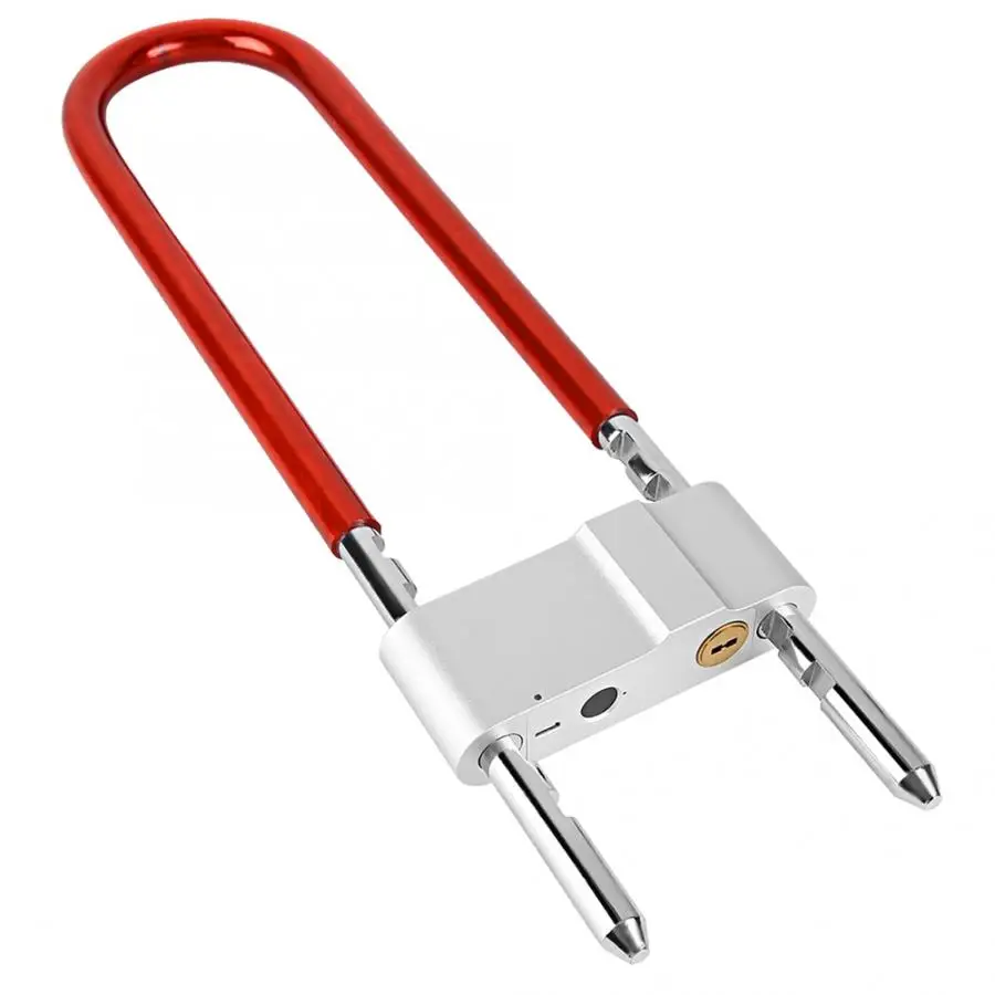 Алюминиевый сплав USB зарядка U висячий замок отпечатков пальцев Дверной замок для велосипеда офисный склад Secrity замок кандадо