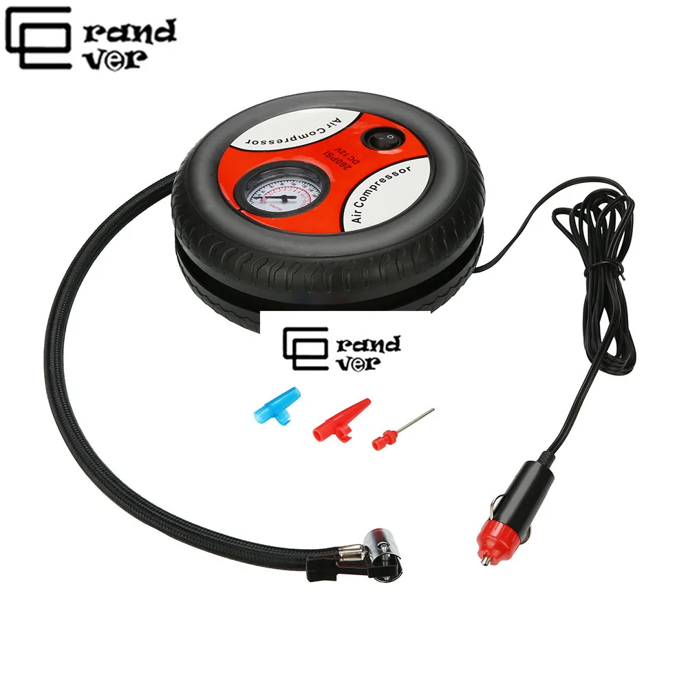 

Portable Car air Pump 12V 540 Big Motor A product Mini Tire Inflator Air Compressor Car Auto Pump for Car Motorcycles Bicycles