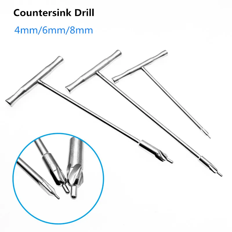 Bone Countersink Drill Stainless Steel Orthopedics Veterinary Instruments | Дом и сад