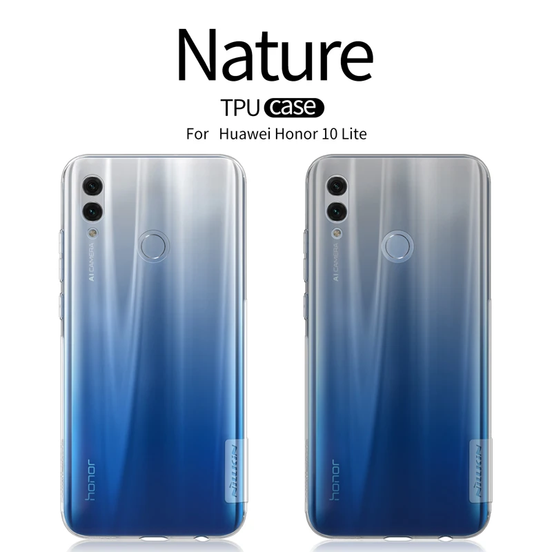 Huawei Honor 10 Lite Case 6.21&quot NILLKIN Nature TPU Clear Transparent Soft Back Cover 10Lite HRY-LX1 LX2 Protective | Мобильные