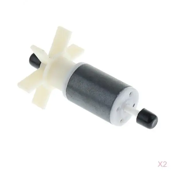 2 Pcs Professional Replacement Rotor Aquarium Canister Filter Spare Rotor Impeller For Aqua Pump