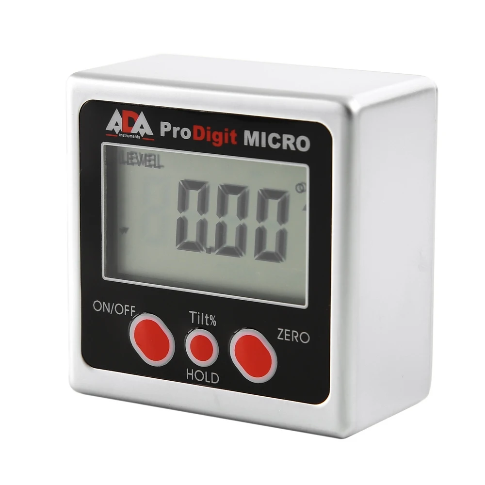 Цифровой уклономер ADA Pro-Digit MICRO 4х90±0.2° дисплей автооткл. через 5 мин. 0.13кг