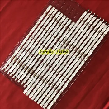 

New Kit 18pcs LED backlight strip for Sam sung UE55JU6800K UE55JU6870U V5DR_550SCA_R0 V5DR_550SCB_R0 BN96-38481A 38482A