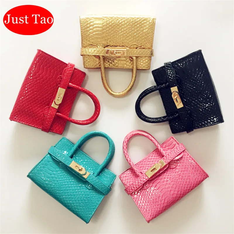 

DHL Free Shipping Just Tao Childrens Classic style Handbags baby girls mini totes Kids coin purse Toddlers small wallets JTD004