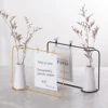 Creative Vase Home Decor Nordic Style Art Retro Vase Metal Plant Holder Deoration Iron Line Flower Ornament For Home Room Garden 1