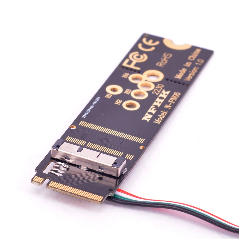 Адаптер M Key PCI-e NVMe M2 NGFF для Macbook BCM943602CS BCM94360CS2 BCM943224PCIEBT2 bcm93602cdp Wi-Fi беспроводная