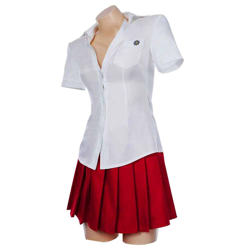 Danganronpa Akane Owari костюм для косплея школьная форма девочек рубашка + женский