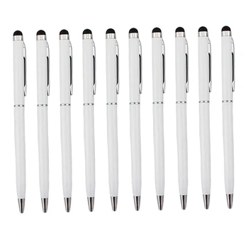 

10x 2in1 Capacitive Ball Fountain Pen For White Touch Screen