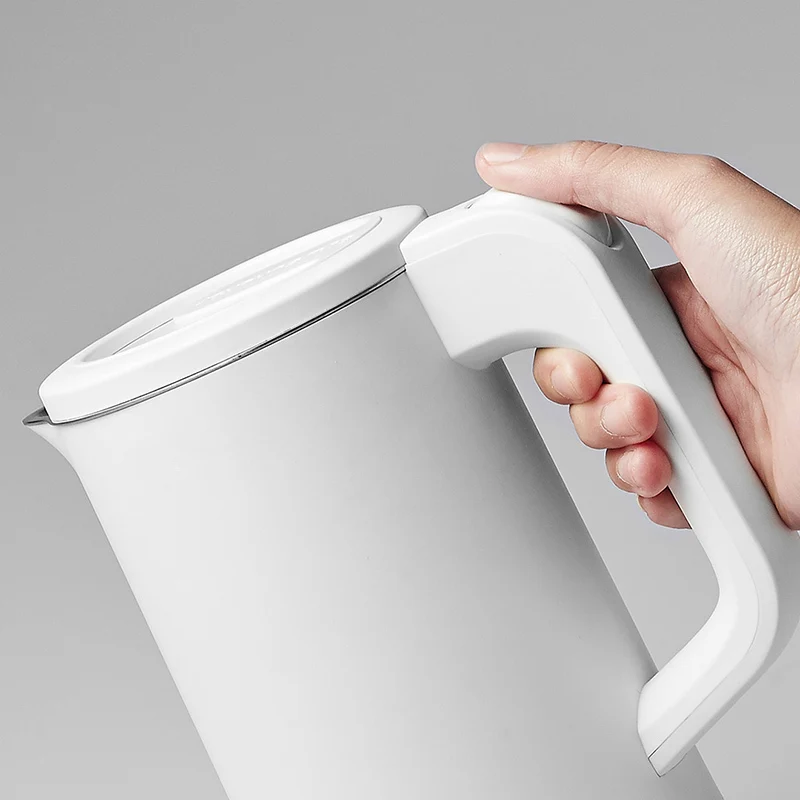 Xiaomi Электрический чайник 0.6л Емкость двойной слой изоляции анти-обжигающий водяной горшок из нержавеющей стали термостат Электрический чайник