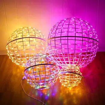 

HiMISS 30CM LED Ball Style Night Light Outdoor Waterproof Hanging Lamp for Decoration European Regulation