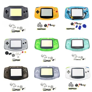 New Full Housing Shell for Nintend Gameboy GBA Shell Hard Case With Screen Lens Replacement for Gameboy Advance Console Housing 1