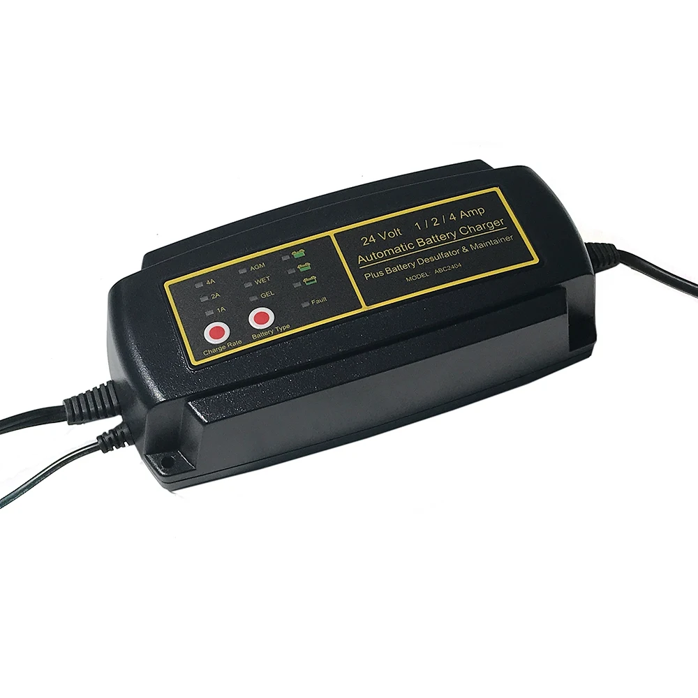 

24 Volt Automatic Lead-acid Battery Charger 24 Volt 1/2/4Amp