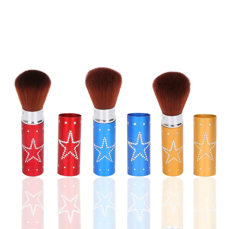 

New Portable makeup brushes set professional Retractable Makeup Brush tools Powder Brush