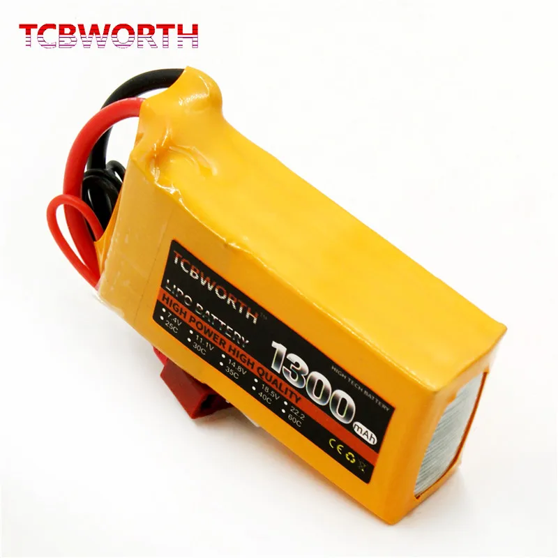 2 шт./лот Радиоуправляемый Дрон LiPo аккумулятор 3S 11,1 V 1300mAh 35C для радиоуправляемого вертолета самолета Квадрокоптер Радиоуправляемый аккумулятор LiPo 3S TCBWORTH