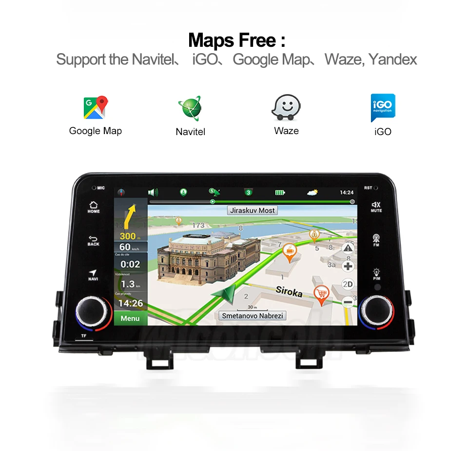 Android 9,0 2+ 32G автомобильный dvd для Kia Picanto gps навигация автомобильный мультимедийный автомобильный Радио