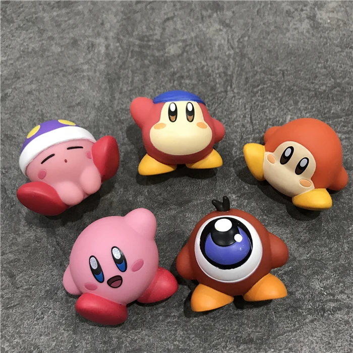 1 шт. 5 ~ 6 см kawaii звезда Кирби фигурка кукла мягкая резиновая детская коллекция