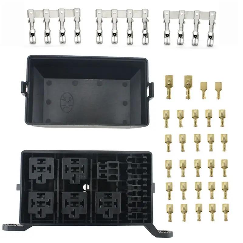 12-Слот предохранитель реле Коробка для Bosch Стиль 4/5-Pin& АТО/УВД лезвие предохранителя автомобильный