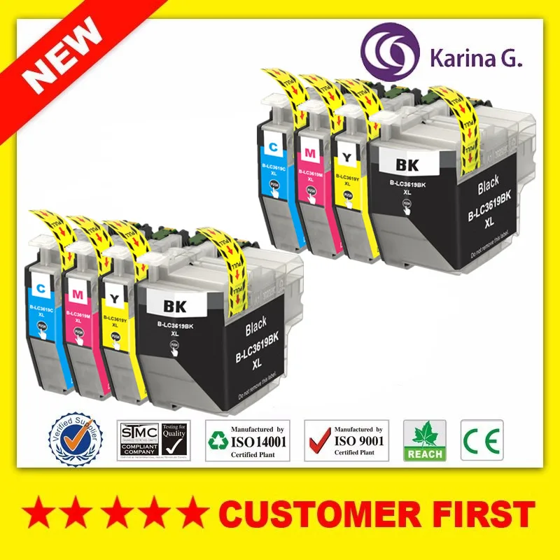Совместимый картридж с чернилами для Brother LC3619 LC3619XL подходит