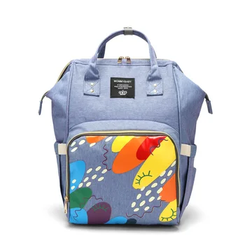 

Baby bag for mom Waterproof Maternity Large Capacity Baby Mummy Printed Nappy Bag Mom diaper bag backpack Nursing Baby Care