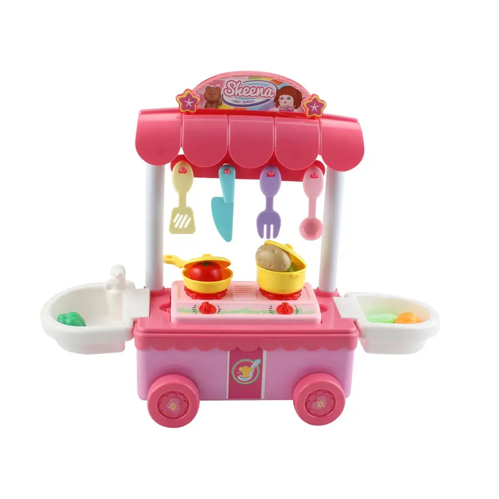 T1002B T1003B T1004B Моделирование кухня детский игровой дом игрушка ролевые приготовления пищи Семейная Игра Дети Рождественский подарок