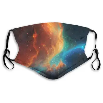 

Beautiful Starry Sky Scene Anti Pollution Mask for Kids Women Man Comfort Dustproof Mouth Mask with Activated Carbon Filters