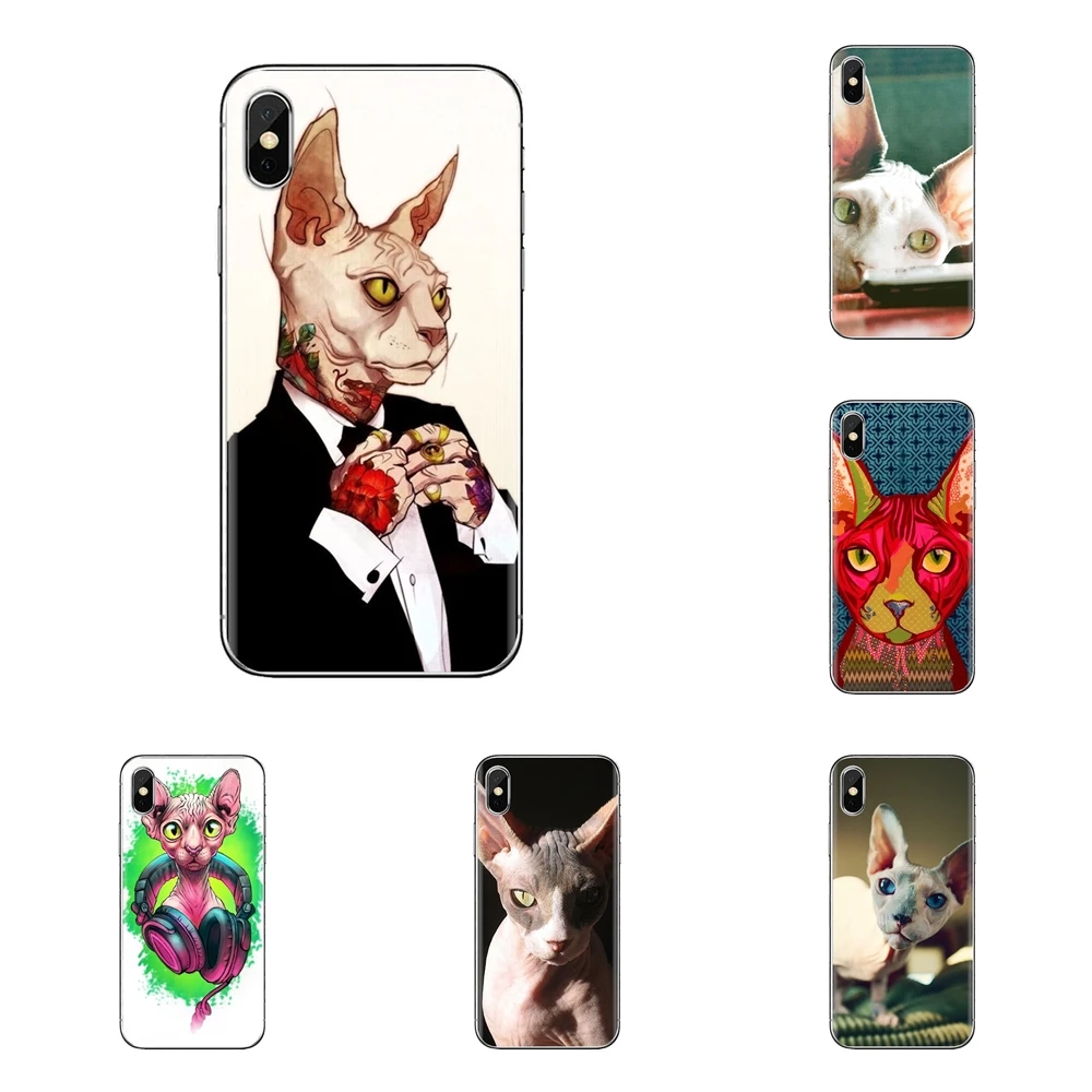 pet Sphynx Cat Transparent Soft Shell Covers For Xiaomi Mi6 Mi 6 A1 Max Mix 2 5X 6X Redmi Note 5 5A 4X 4A A4 4 3 Plus Pro |