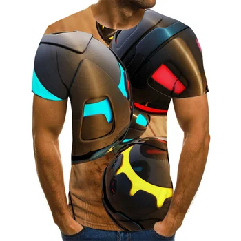 

2020 new men's 3D quick drying men's summer T-shirt, printed with Aurora print T-shirt, funny short sleeve men's shirt T-shirt